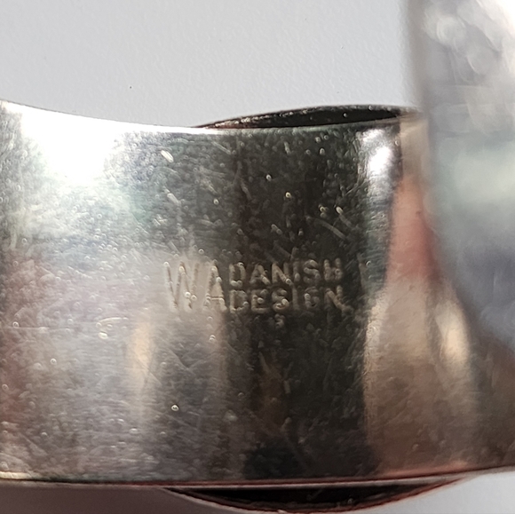 Vintage MCM Modernist Cuff Bracelet - Picture 6 of 6